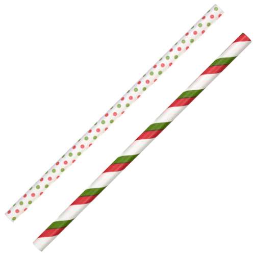 Red and Green Design Lollipop Sticks - Click Image to Close
